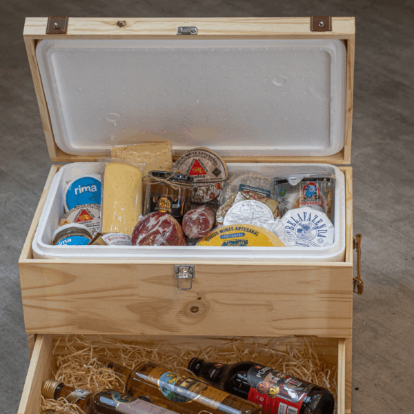 Kit Best Seller – 11 Tipos de Queijos + Vinho Malbec Brinde